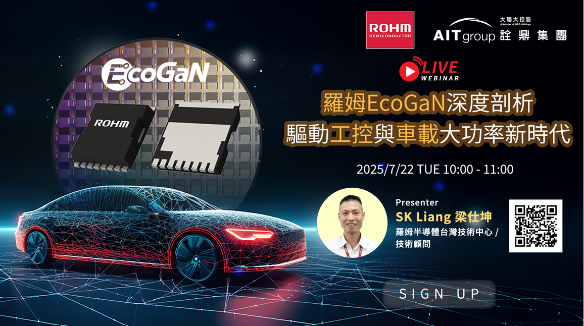 罗姆EcoGaN深度剖析—驱动工控与车载大功率新时代